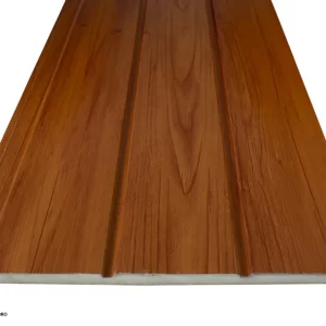 Siding metal cedro - 3 tablas 3,80m x 0,38m x 16mm