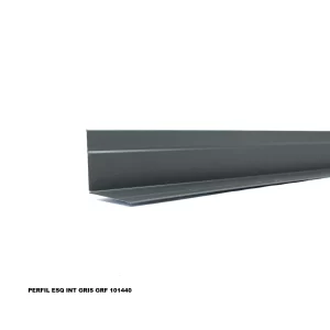 Perfil sm esquinero int - 3m gris grafito