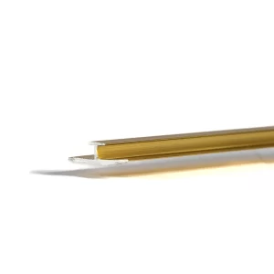Perfil h placa spc eg dorado - 2,5 m
