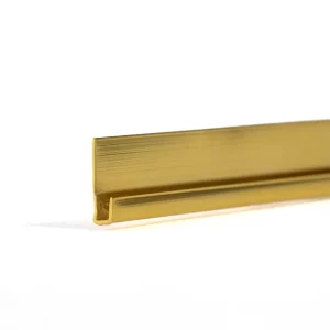 Perfil j placa spc eg dorado - 2,5 m